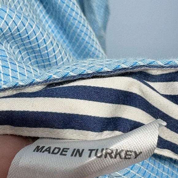 Men's Blue Button-Up Jacket - Picture 7 of 12